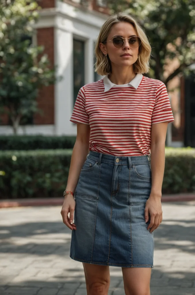 The Classic Jean Skirt