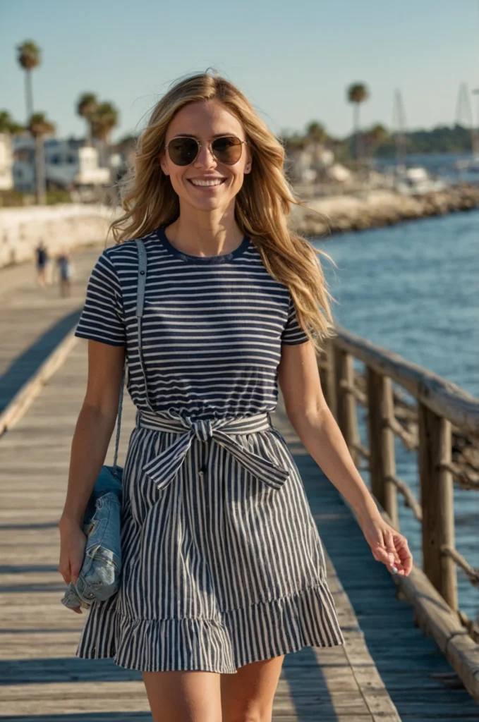 The Striped T-Shirt Dress