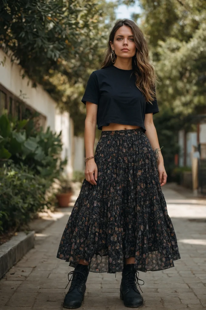 Prairie Dress and Ankle Boots