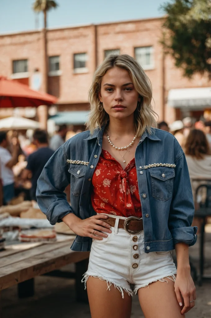 Cropped Western Shirt