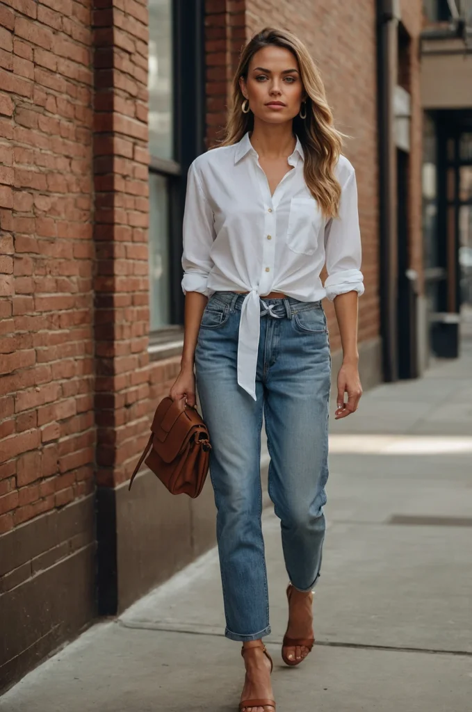 A White Button-Up Shirt