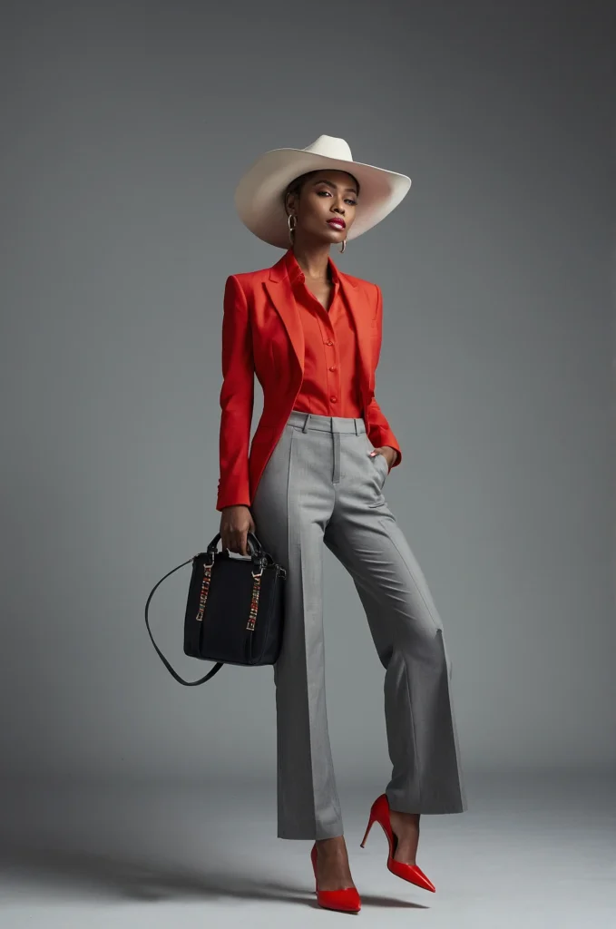Cowboy Hat and a Formal Suit