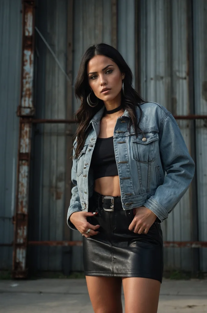 Deconstructed Denim Jacket
