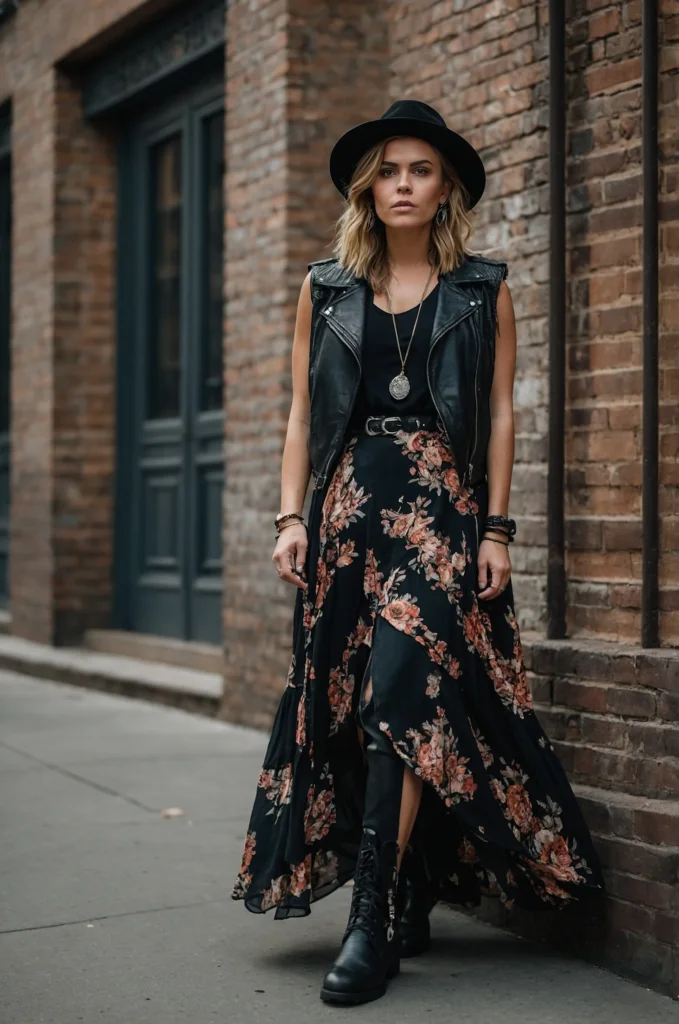 Leather Vest Layering